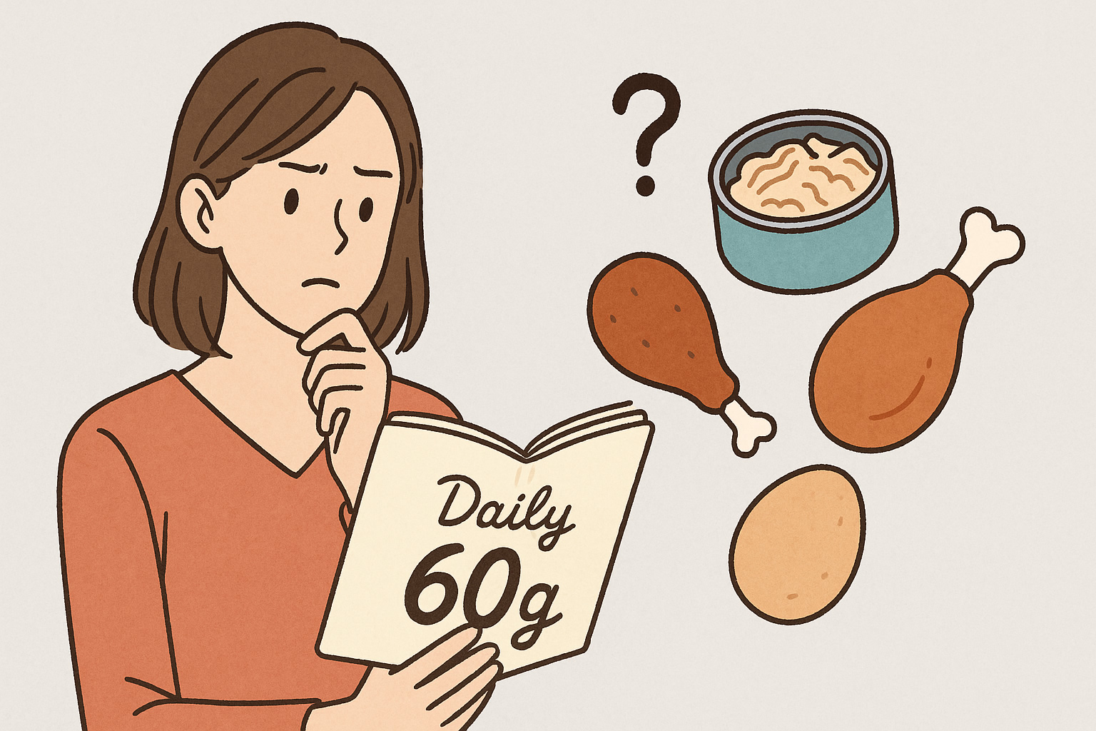 「タンパク質1日60g」って意外と難しい？！初心者が試行錯誤した30日間と“私なりの突破口”