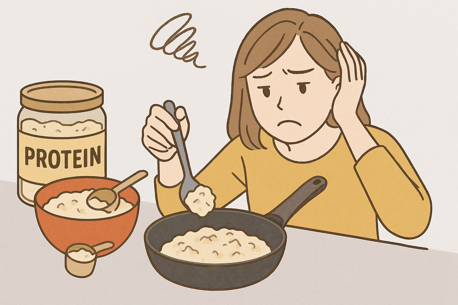【プロテイン料理、まさかの失敗談！】粉っぽさ、ダマ…私が乗り越えた『使える』レシピと『一歩ズラした』調理のコツ
