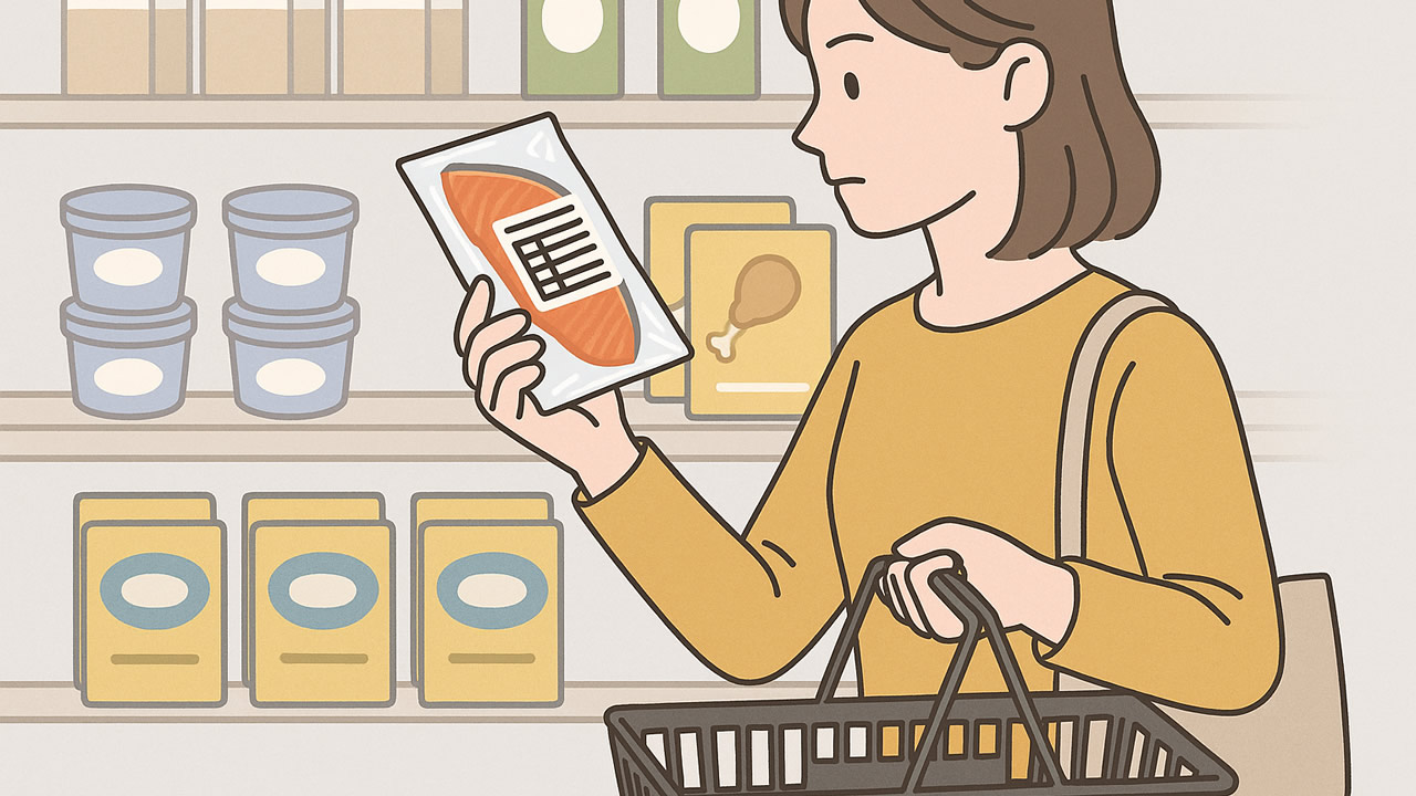 スーパーで即実践！裏面チェックだけで「高たんぱく食品」を見つける裏技